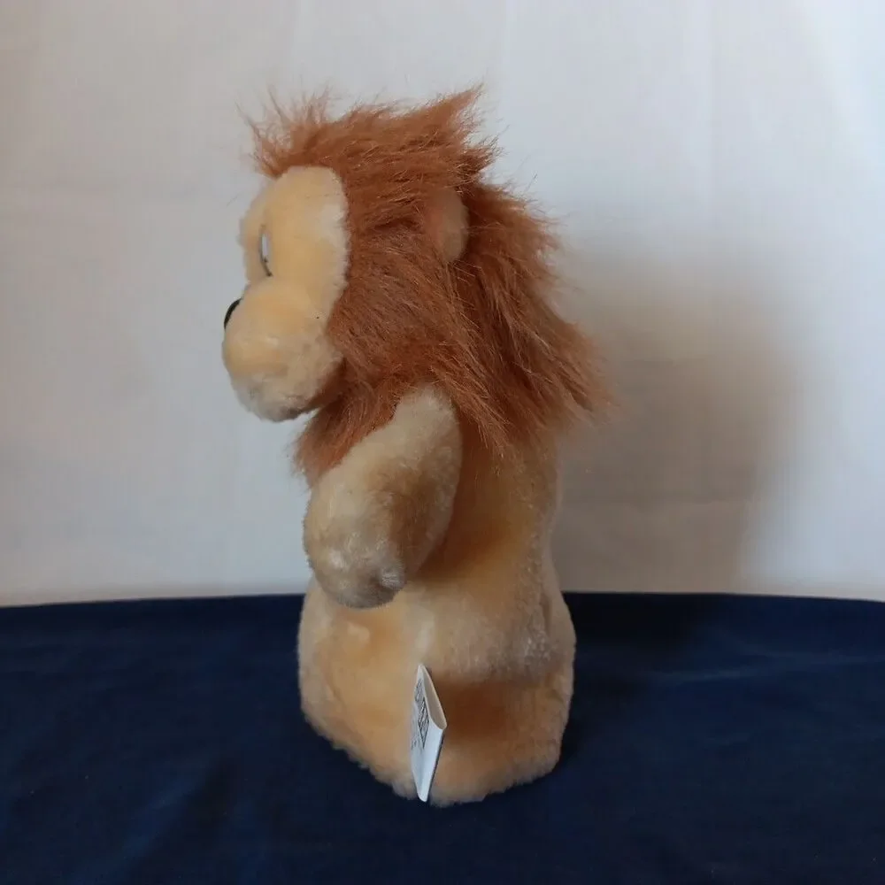 Learn & Play Lion Hand Puppet Plush 1997 Soft Vintage Imagination Toy